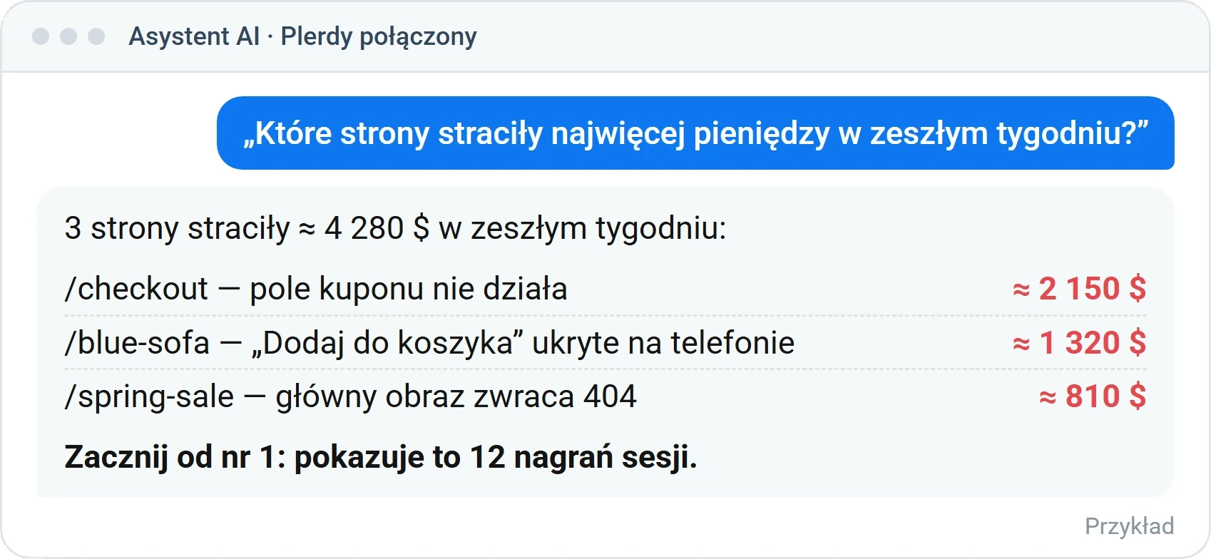 Zapytaj AI, dlaczego Twoja strona nie sprzedaje