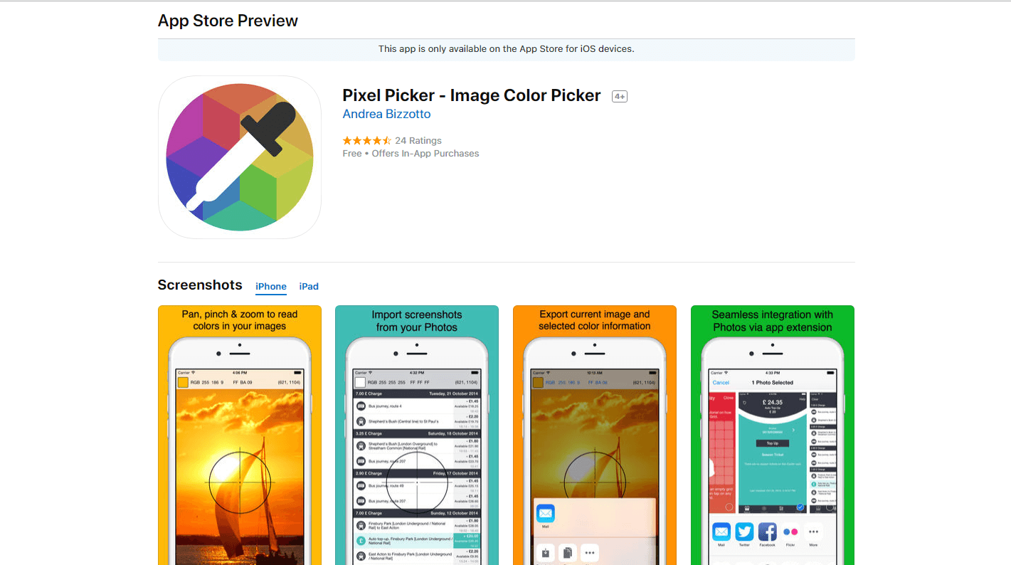 Pixel Picker - Image Color Picker