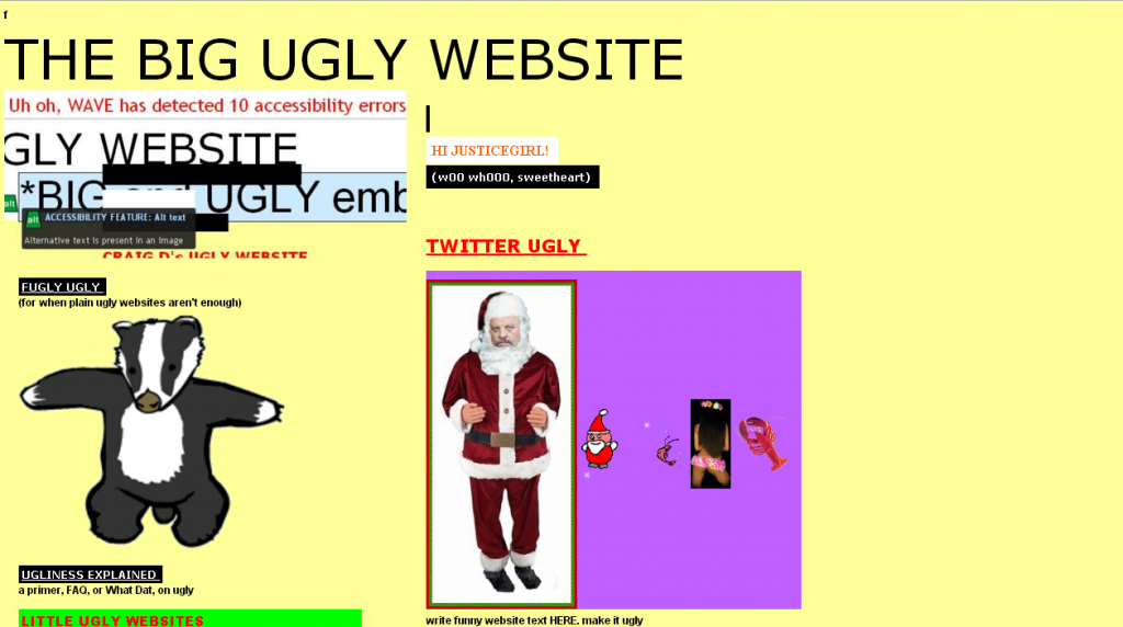 The Big Ugly Website