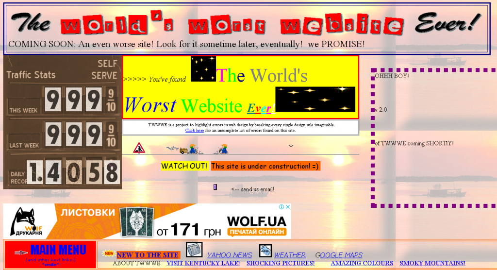 The World’s Worst Websitе