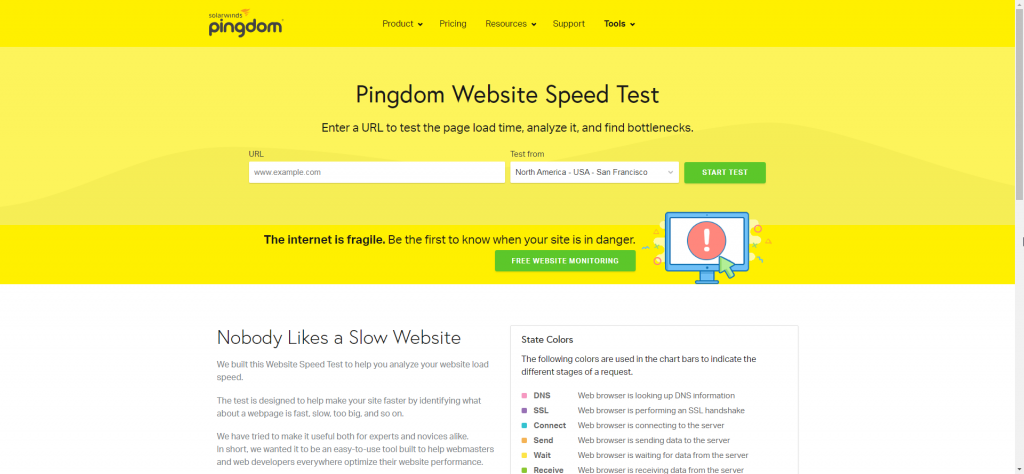 Pingdom Tools