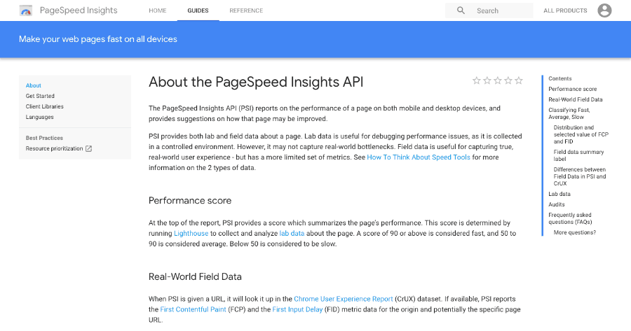 GooglePageSpeed