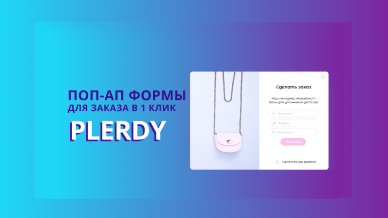 формы Plerdy для заказа в 1 клик