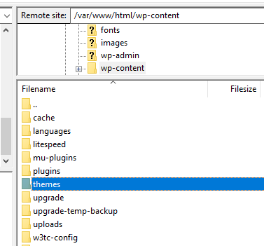 Навігація в FileZilla до директорії 'public_html' або 'www', потім до 'wp-content' > ‘themes'” width=”377″ height=”351″ class=”alignnone size-full wp-image-300061573″/></p><p>У FileZilla перейдіть до директорії ‘public_html’ або ‘www’, потім до ‘wp-content’ > ‘themes’. Знайдіть папку для вашої активної теми WordPress.</p><h2>Крок 4: Знайдіть файл нижнього колонтитула</h2><p>Пошукайте файл під назвою ‘footer.php’ у папці вашої теми. Саме у цьому файлі ви вставите код відстеження Plerdy.</p><h2>Крок 5: Створіть резервну копію файлу нижнього колонтитула</h2><p>Перед змінами завантажте файл ‘footer.php’ на свій комп’ютер як резервну копію. Клацніть правою кнопкою миші на файл у FileZilla та виберіть ‘Завантажити’.</p><h2>Крок 6: Отримайте код відстеження Plerdy</h2><p>  <img
decoding=async src=https://www.plerdy.com/wp-content/uploads/2019/06/Screenshot_536.png alt=