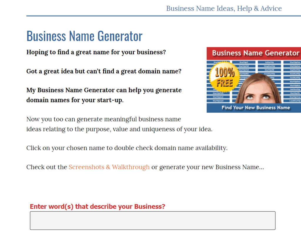 TOP 40 Services to Choose a Business Name 33