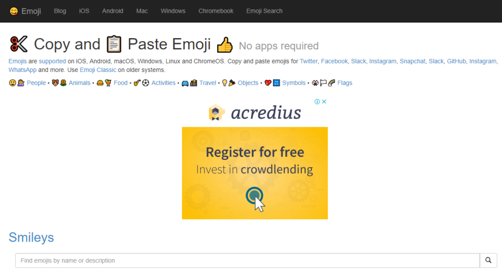 Free Copy and Paste Emoji Alternatives