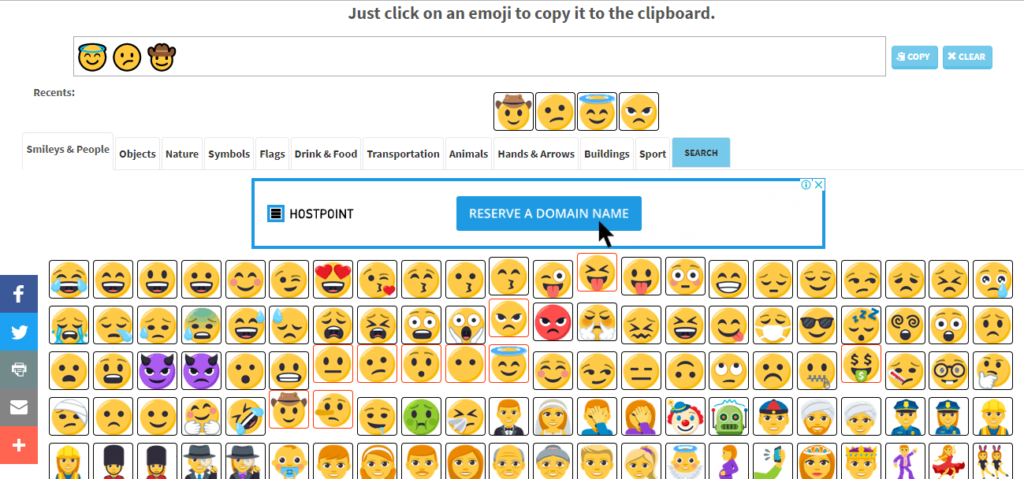 Zeichen sms smileys Emoji text