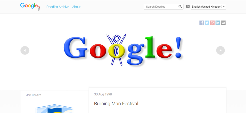 Burning Man to PAC-MAN, a look at Google's top doodles over 20 years