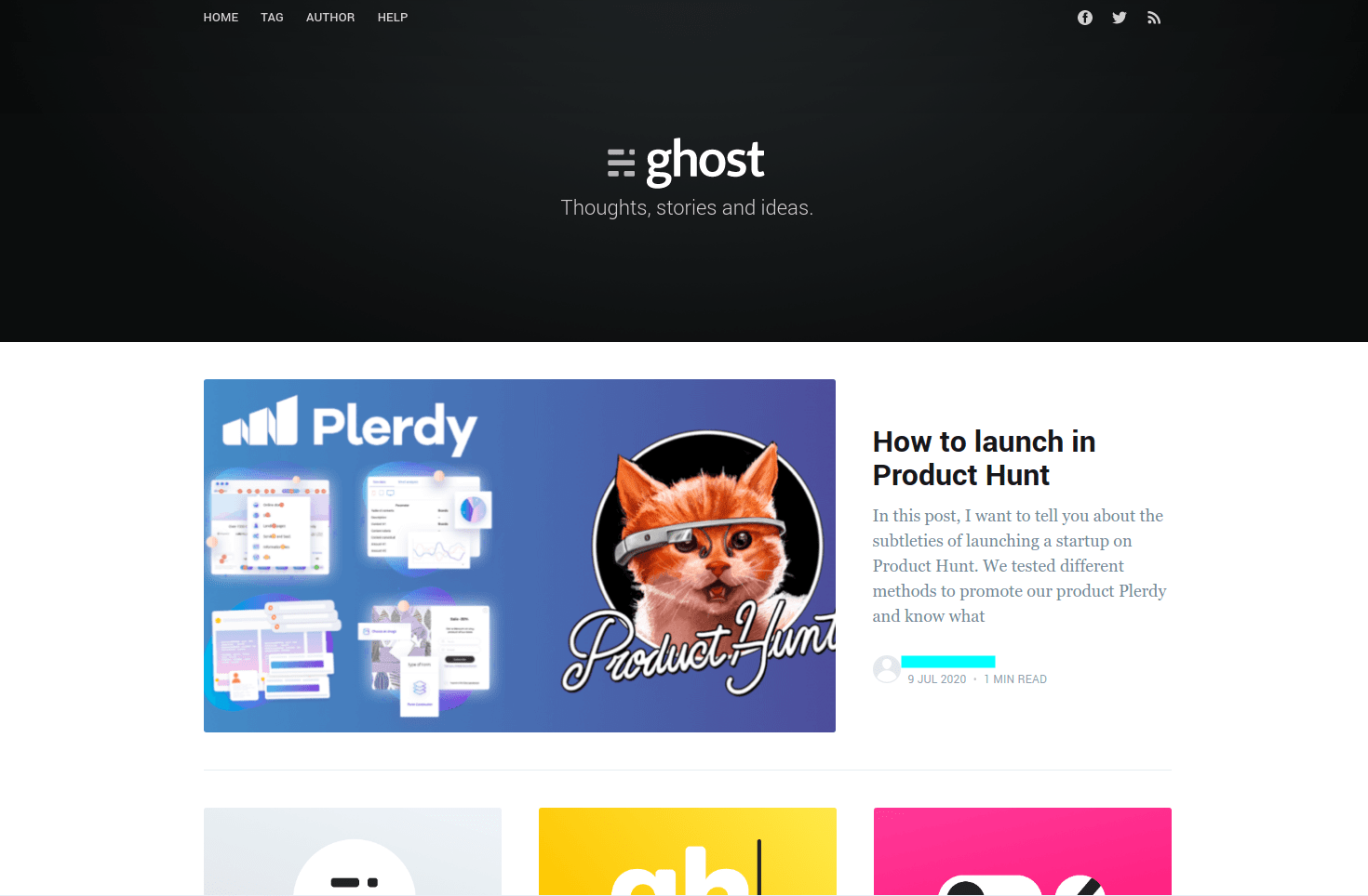 How to create a blog website on Ghost – Plerdy