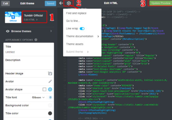 How to make a Tumblr blog website — Plerdy