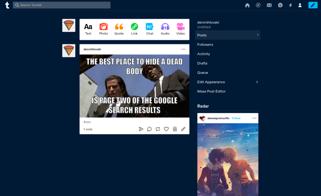 How to make a Tumblr blog website – Plerdy