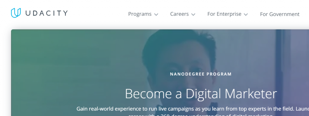 Курс 'Стати цифровим маркетологом' на Udacity