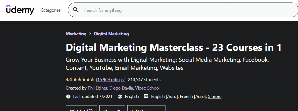 Masterclass de Marketing Digital