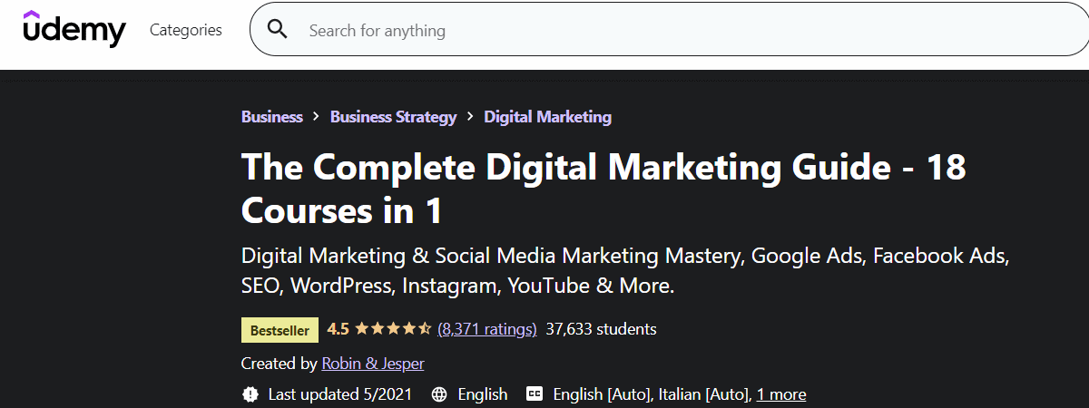 TOP 19 Cursos de Marketing Digital 18