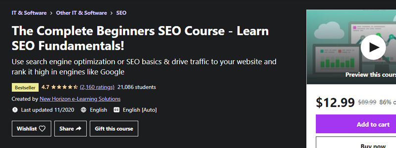 Os 20 Melhores Cursos de SEO em 2022 09