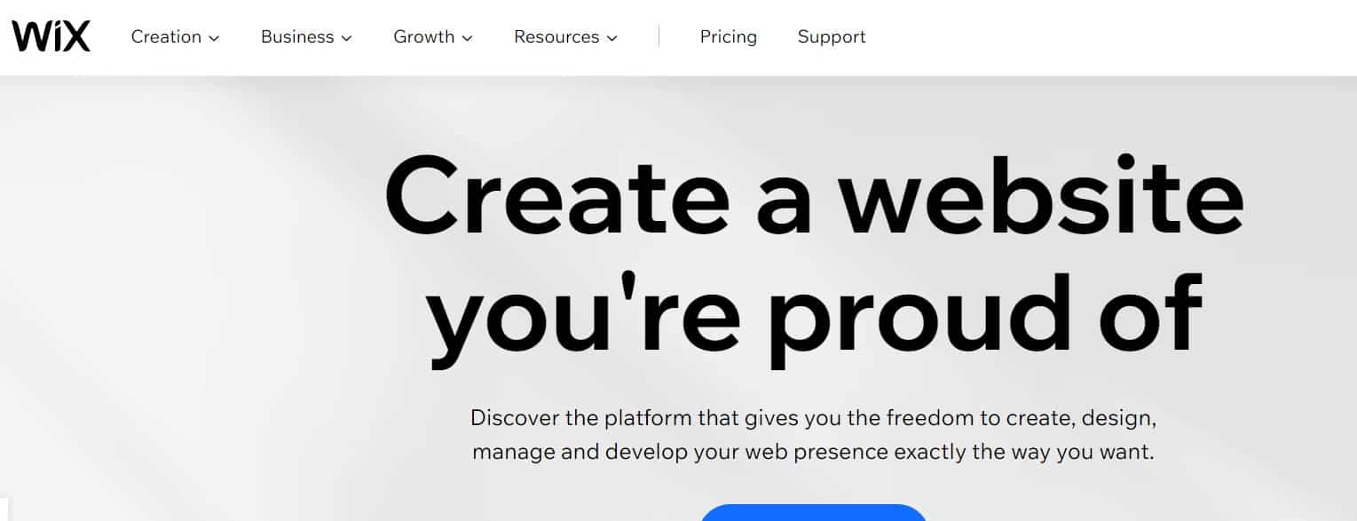 Wix - платформа для створення вебсайтів