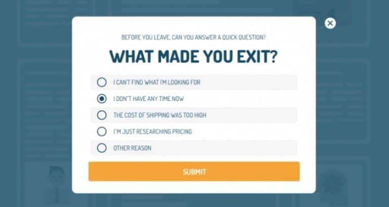 Website Exit Intent Survey: 5 Tips