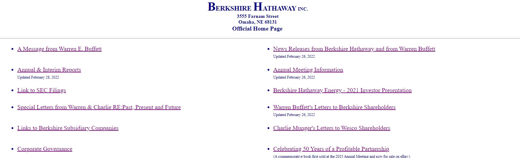 Berkshire Hathaway: Uma das Maiores Empresas do Mundo