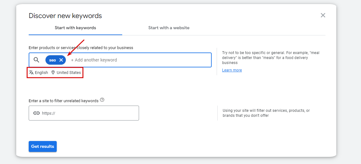 How to Use Google Keyword Planner - 003