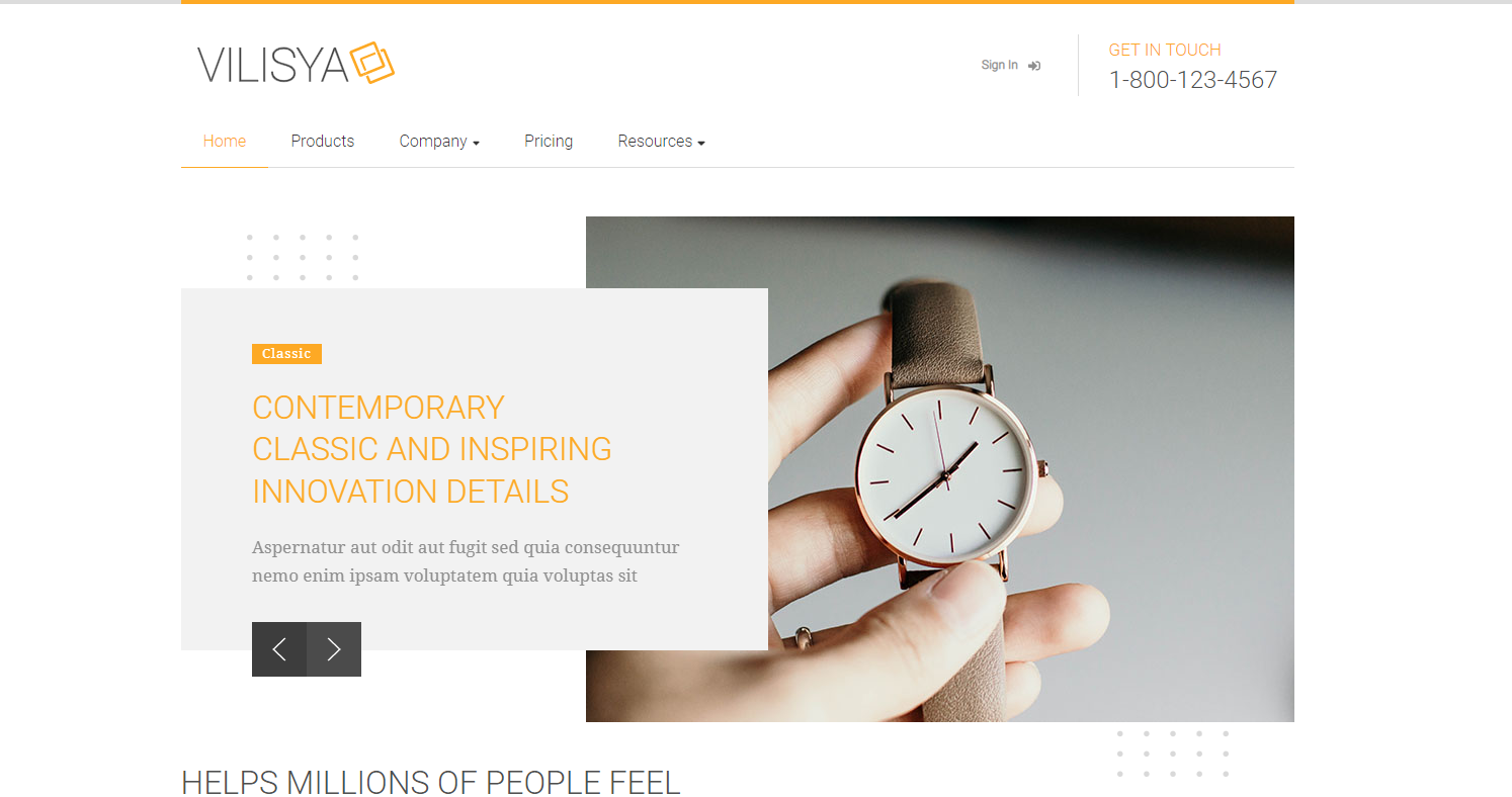 20 Top Simple Website Templates - 007