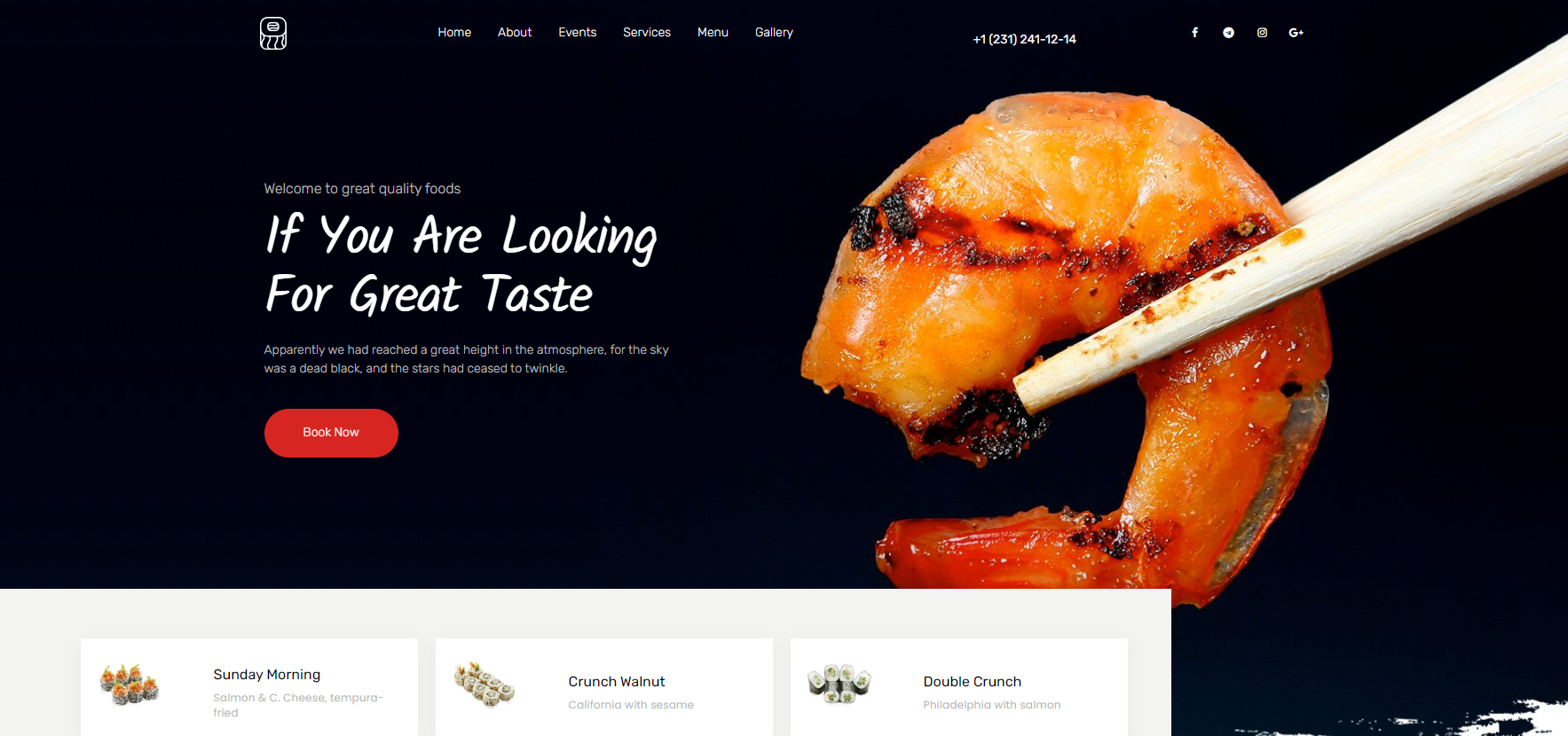 20 Top Simple Website Templates - 018