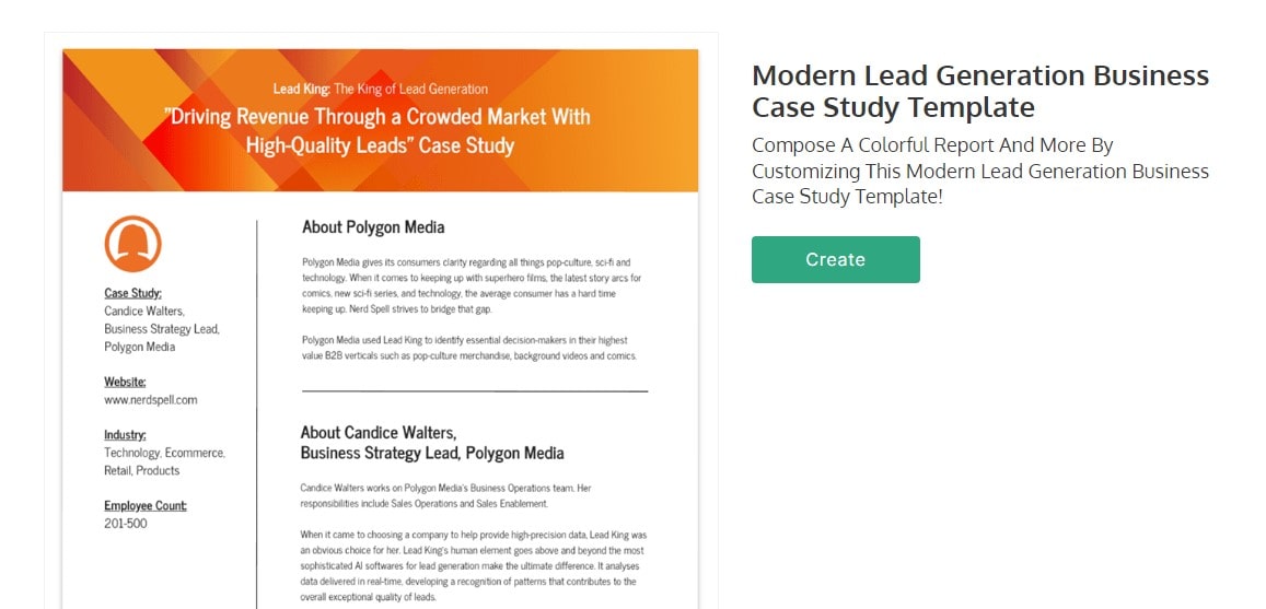 Case Study Template Collection For Powerpoint And Google Slides