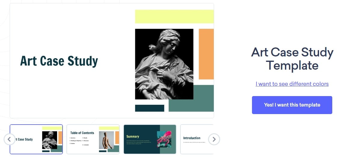 Case Study Template Collection For Powerpoint And Google Slides