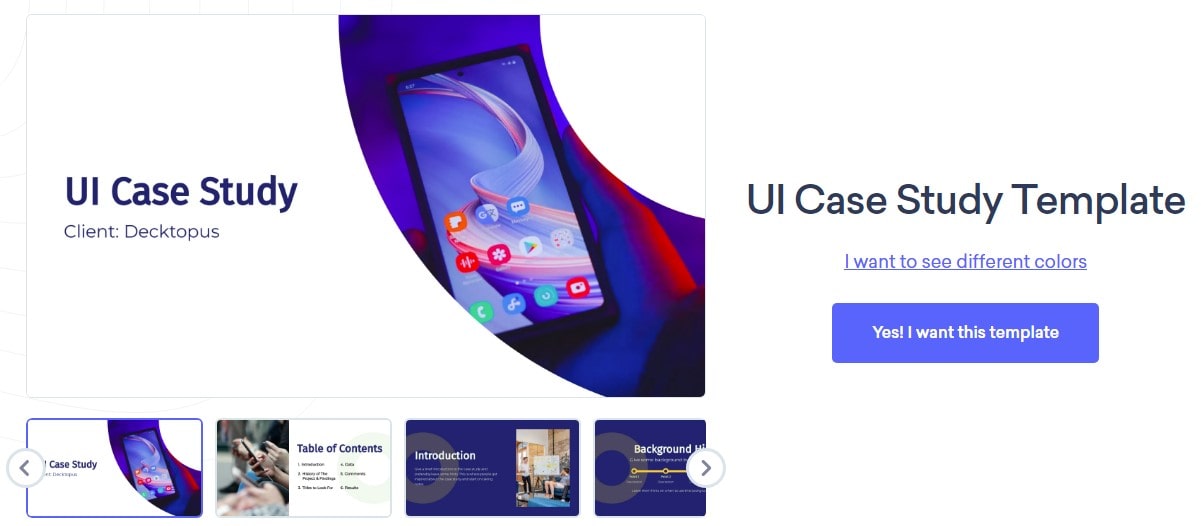 event case study template