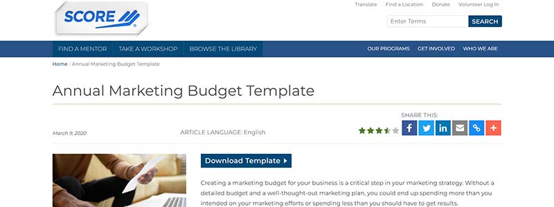 Best 9 Marketing Budget Templates 01