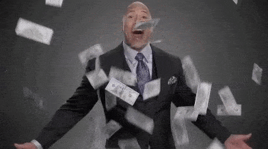 Zachwycony The Rock w GIF od HBO