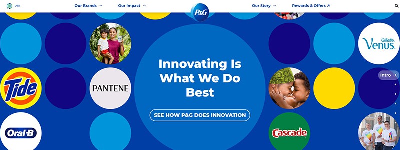 Procter & Gamble (P&G), compañía global y una de las empresas más grandes del mundo