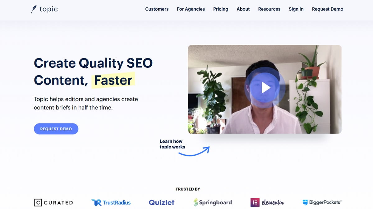 Topic SEO Content Brief Tool