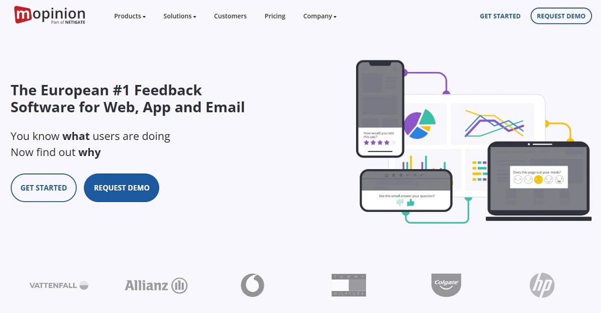 Mopinion website feedback form builder and survey trigger settings