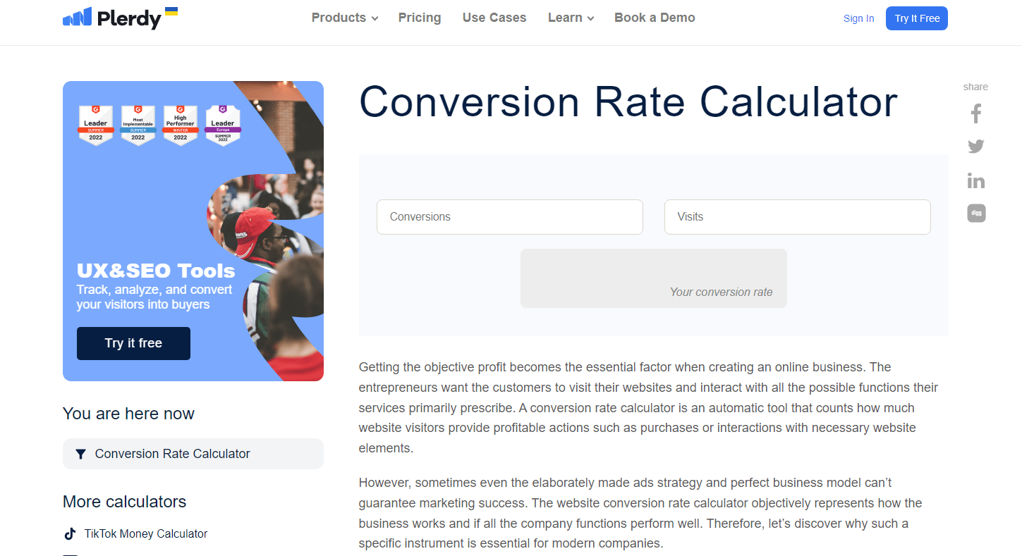 How to Calculate The Conversion Rate - 0001