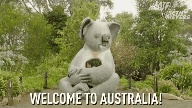 Welcome to Australia im gid.