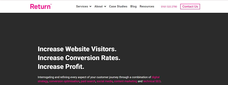 Top Conversion Rate Optimisation (CRO) Agencies in Manchester 07