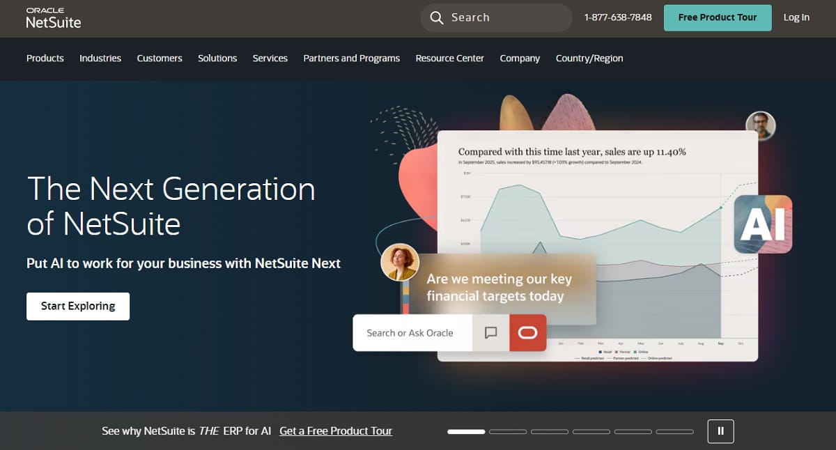 Oracle NetSuite ERP and CRM alternative to Zoho