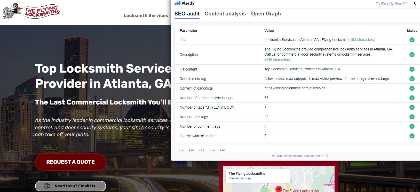 On-Page SEO For Locksmith Service Pages