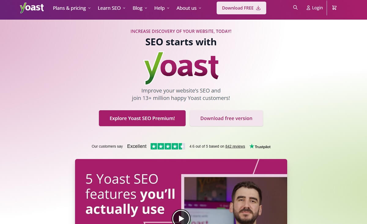 Yoast SEO WordPress content optimization panel