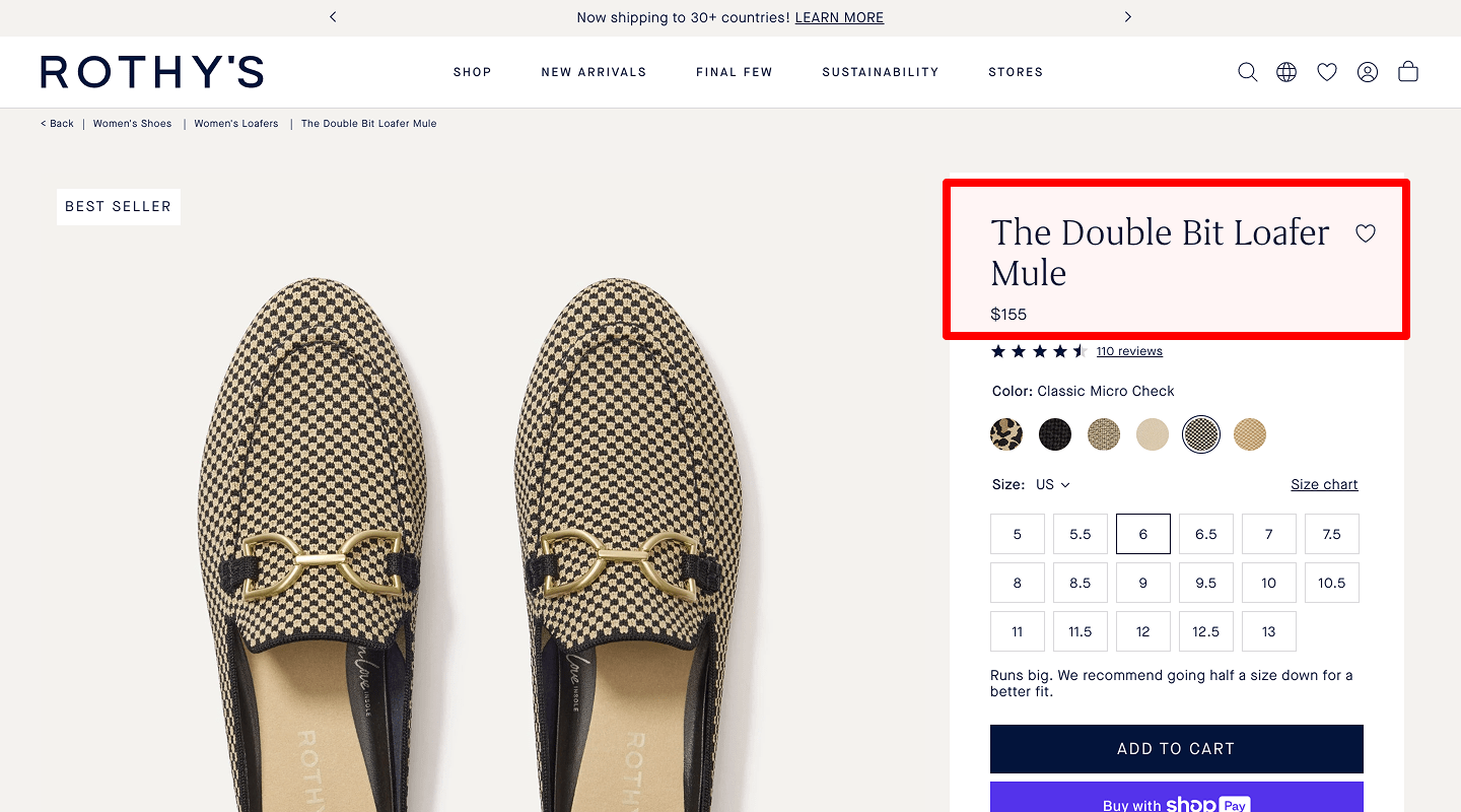 Wishlist button