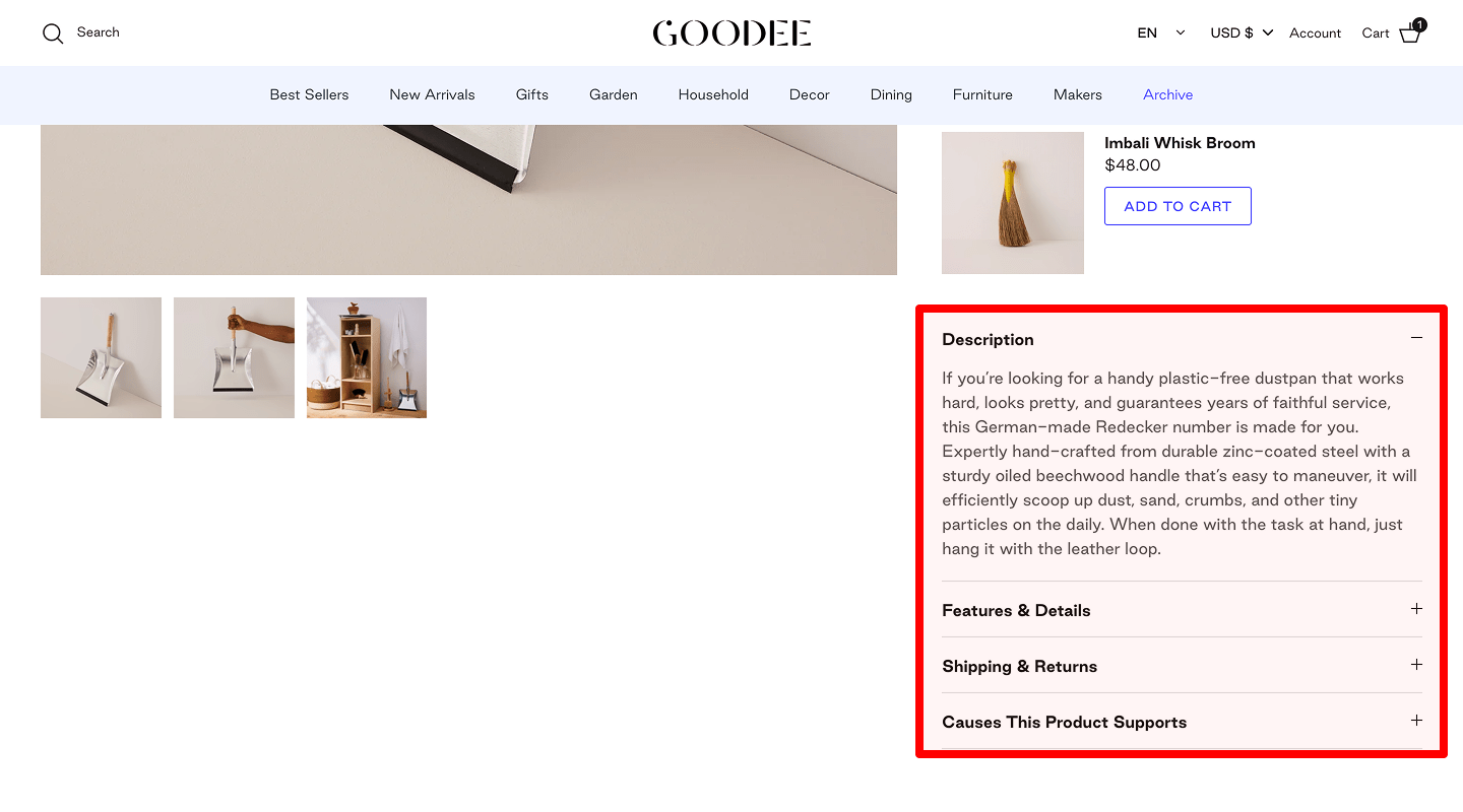 Product details