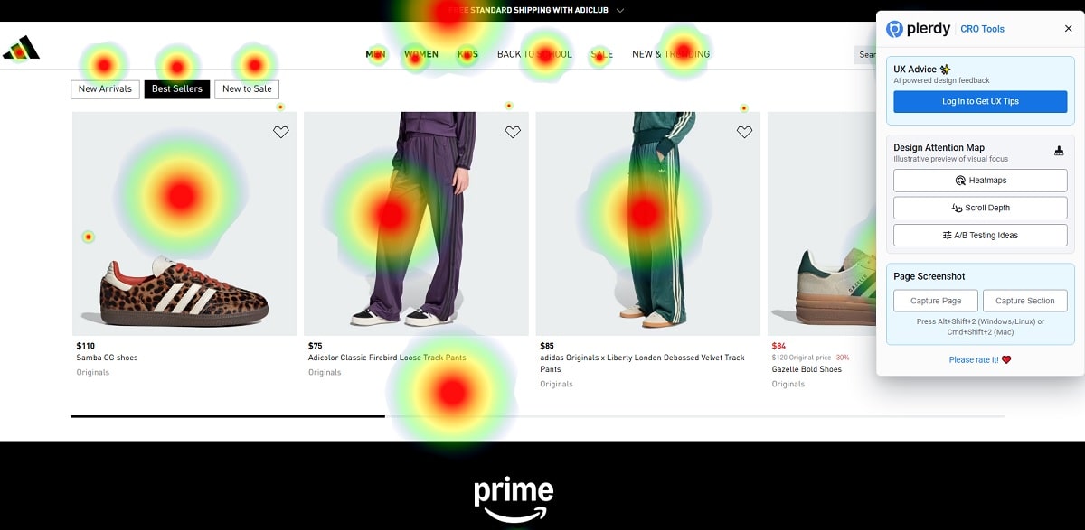 Adidas Homepage Web Design Review - 0004