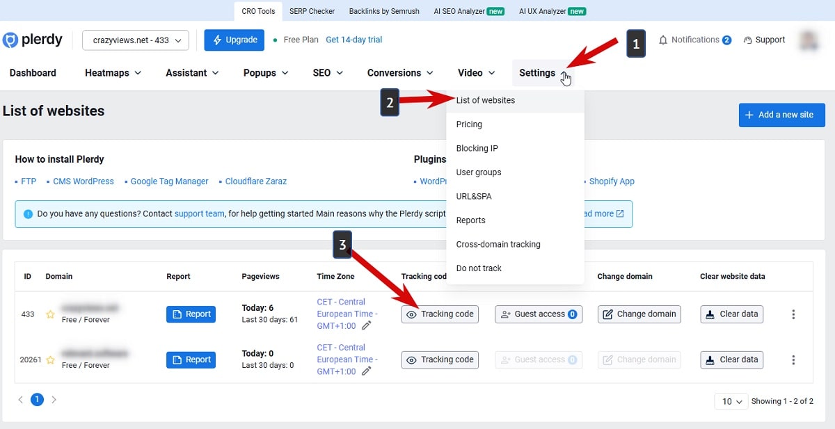 Как установить скрипт Plerdy с помощью CMS Shopify - 0001