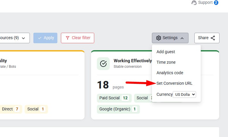 Análise de receita perdida - 10001