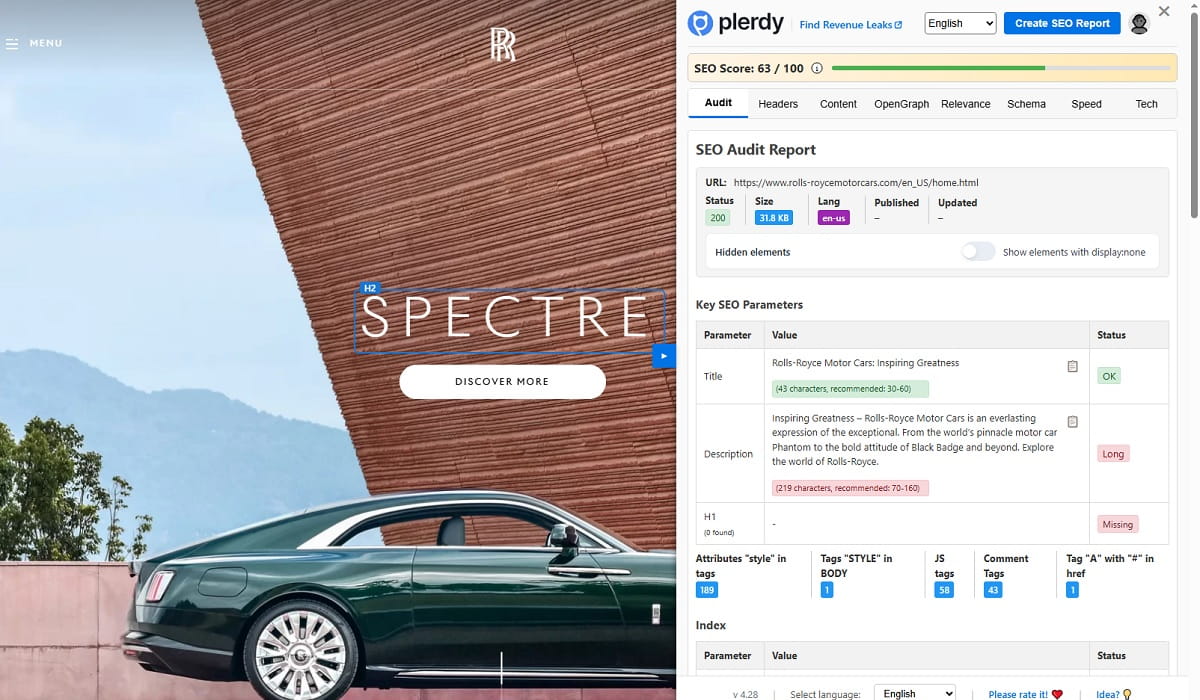 How To Use Plerdy SEO Analyzer - 0012