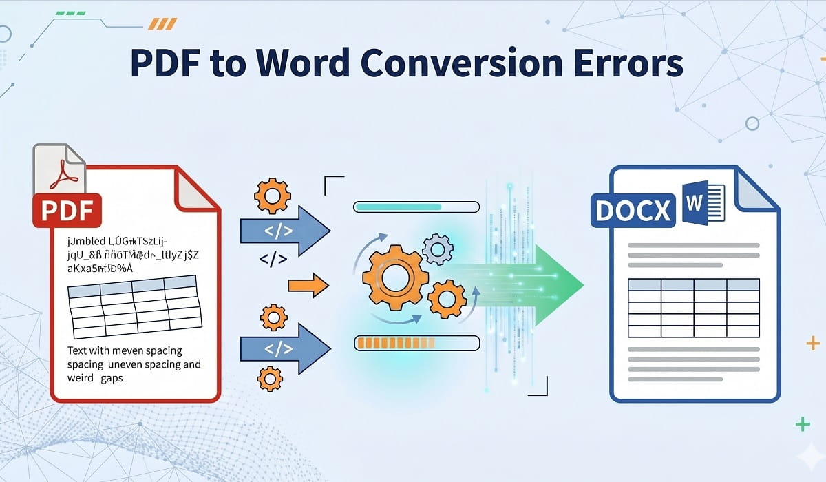PDF to Word Conversion Errors: Fix Broken Fonts, Tables, and Spacing - 0001