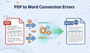 PDF to Word Conversion Errors: Fix Broken Fonts, Tables, and Spacing – 0000
