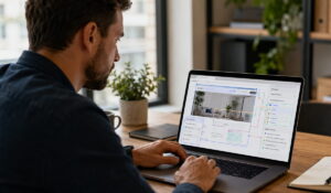 AI agent UX audit of a website interface