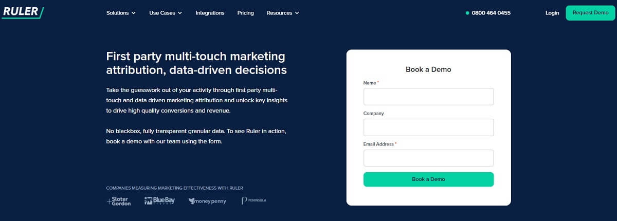 Ruler Analytics customer journey with leads, calls, campaigns, and closed revenue